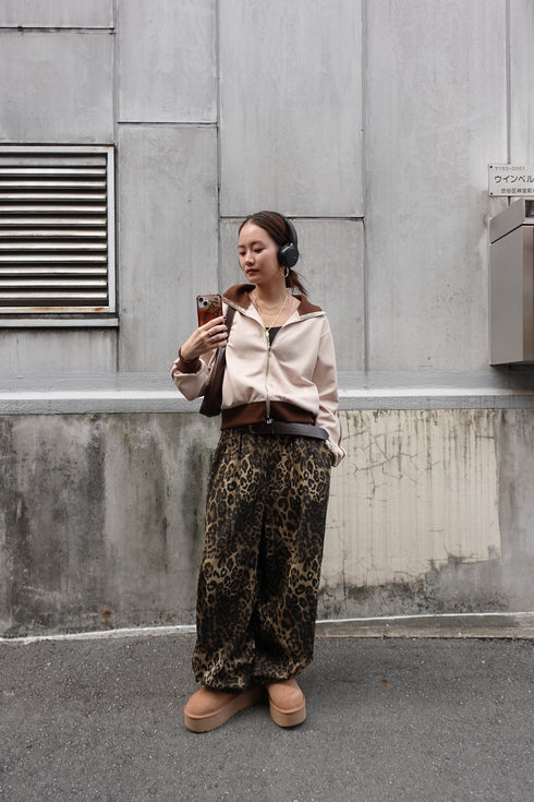 【追加予約!1月中旬~下旬発送予定】レオパードボリュームパンツ